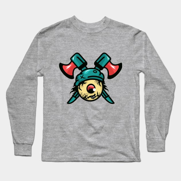 Shaggy Eye Long Sleeve T-Shirt by VEKTORKITA